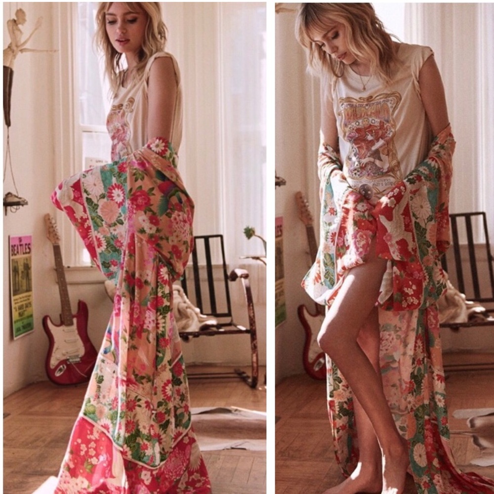 🌸HP 4/18🌸 Spell Delilah Patchwork Maxi Kimono